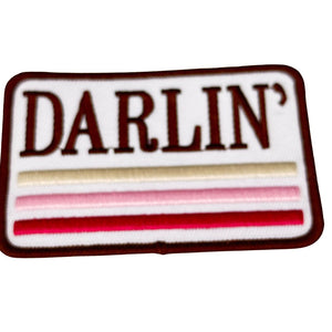 Darlin Embroidered Patch