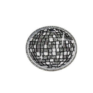 Disco Ball Embroidered Patch