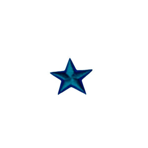 Blue Star Embroidered Patch