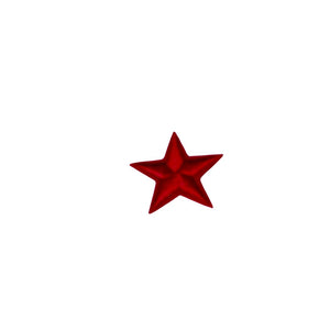 Red Star Embroidered Patch