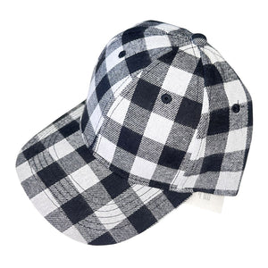 Checkered Baseball Hat